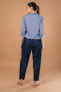 JILLY DENIM DRAWSTRING PANTS