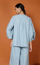 Load image into Gallery viewer, ADELE TOP- BLUE