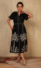 Load image into Gallery viewer, VISTA PALM DRESS BLACK