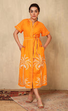 Load image into Gallery viewer, VISTA PALM DRESS TANGERINE