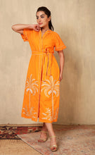 Load image into Gallery viewer, VISTA PALM DRESS TANGERINE