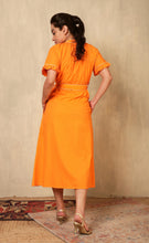Load image into Gallery viewer, VISTA PALM DRESS TANGERINE