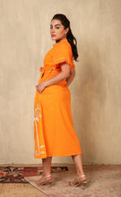 Load image into Gallery viewer, VISTA PALM DRESS TANGERINE