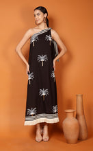 Load image into Gallery viewer, DUBAI PALM ONE SHOULDER DRESS