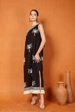 Load image into Gallery viewer, DUBAI PALM ONE SHOULDER DRESS