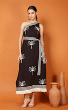 Load image into Gallery viewer, DUBAI PALM ONE SHOULDER DRESS