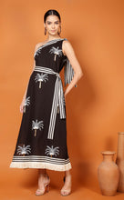 Load image into Gallery viewer, DUBAI PALM ONE SHOULDER DRESS