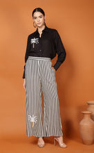 Load image into Gallery viewer, DUBAI STRIPES PANTS-SINGLE SEQUIN PALM