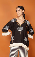 Load image into Gallery viewer, DUBAI PALM TOP, SEQUINS, EMBRY