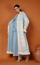 Load image into Gallery viewer, ADELE MAXI COAT-BLUE