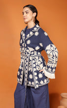 Load image into Gallery viewer, ADELE SHORT COAT -NAVY