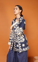 Load image into Gallery viewer, ADELE SHORT COAT -NAVY