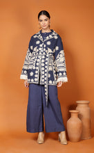 Load image into Gallery viewer, ADELE SHORT COAT -NAVY