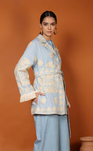 Load image into Gallery viewer, ADELE SHORT COAT-BLUE