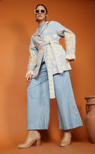 Load image into Gallery viewer, ADELE SHORT COAT-BLUE