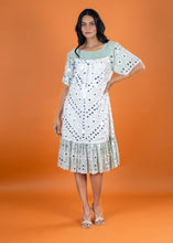 Load image into Gallery viewer, ANGEL MINT TUNIC DRESS w SASH BELT, lined