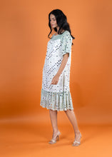 Load image into Gallery viewer, ANGEL MINT TUNIC DRESS w SASH BELT, lined