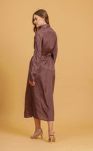 Load image into Gallery viewer, ANNA SHIRT DRESS - MOCHA SOLID