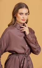 Load image into Gallery viewer, ANNA SHIRT DRESS - MOCHA SOLID