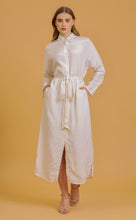 Load image into Gallery viewer, ANNA SHIRT DRESS - OFFWHITE SOLID