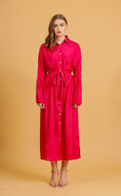 Load image into Gallery viewer, ANNA SHIRT DRESS - PINK SOLID