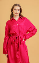 Load image into Gallery viewer, ANNA SHIRT DRESS - PINK SOLID