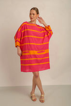 Load image into Gallery viewer, SAMMY TUNIC SHIFT DRESS W SLV - BRIGHTS LINED