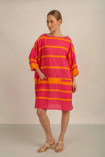 Load image into Gallery viewer, SAMMY TUNIC SHIFT DRESS W SLV - BRIGHTS LINED