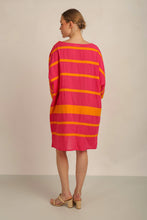 Load image into Gallery viewer, SAMMY TUNIC SHIFT DRESS W SLV - BRIGHTS LINED
