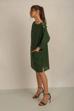 Load image into Gallery viewer, SAMMY TUNIC DRESS W SLV - GREEN
