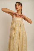 Load image into Gallery viewer, SUN LUREX STRAP DRESS, lined