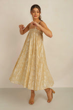 Load image into Gallery viewer, SUN LUREX STRAP DRESS, lined