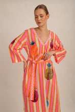 Load image into Gallery viewer, MALTA STRIPES MIDI DRESS