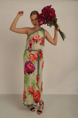 CHLOE ONE SHOULDER DRESS