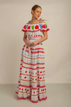 Load image into Gallery viewer, HATI ANGEL OFF SHOULDER DRESS - WHT/MLT