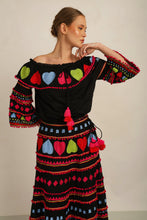 Load image into Gallery viewer, HATI SKIRT - BLK/MLT