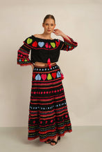 Load image into Gallery viewer, HATI SKIRT - BLK/MLT