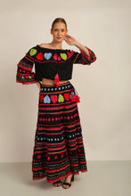 Load image into Gallery viewer, HATI SKIRT - BLK/MLT