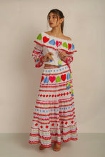 Load image into Gallery viewer, HATI SKIRT -  WHT/MLT
