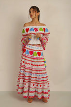 Load image into Gallery viewer, HATI SKIRT -  WHT/MLT