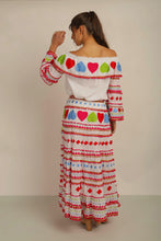 Load image into Gallery viewer, HATI SKIRT -  WHT/MLT