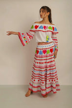 Load image into Gallery viewer, HATI SKIRT -  WHT/MLT