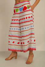 Load image into Gallery viewer, HATI CROP PANTS- WHT/MLT