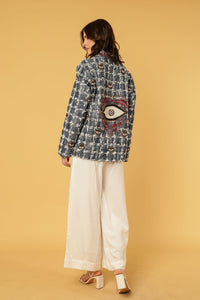 EVIL EYE JACKET -BEADED