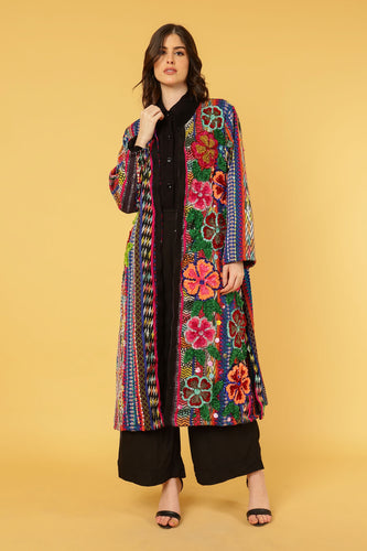 GINA COAT- BEADED