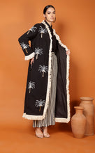 Load image into Gallery viewer, DUBAI PALM MAXI COAT, SEQUINS, EMBRY