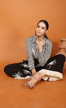 Load image into Gallery viewer, DUBAI STRIPES SHIRT-SINGLE SEQUIN PALM