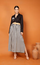 Load image into Gallery viewer, DUBAI STRIPES SKIRT, BELT
