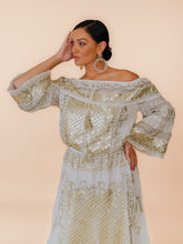 Load image into Gallery viewer, KALI EMBELLISHED OFFSHOULDER TOP IVORY