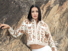 Load image into Gallery viewer, LILA NEW CROP JACKET-  IVORY